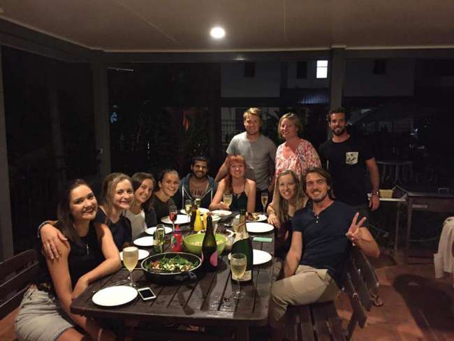 Byron Bay - BBQ with the crew