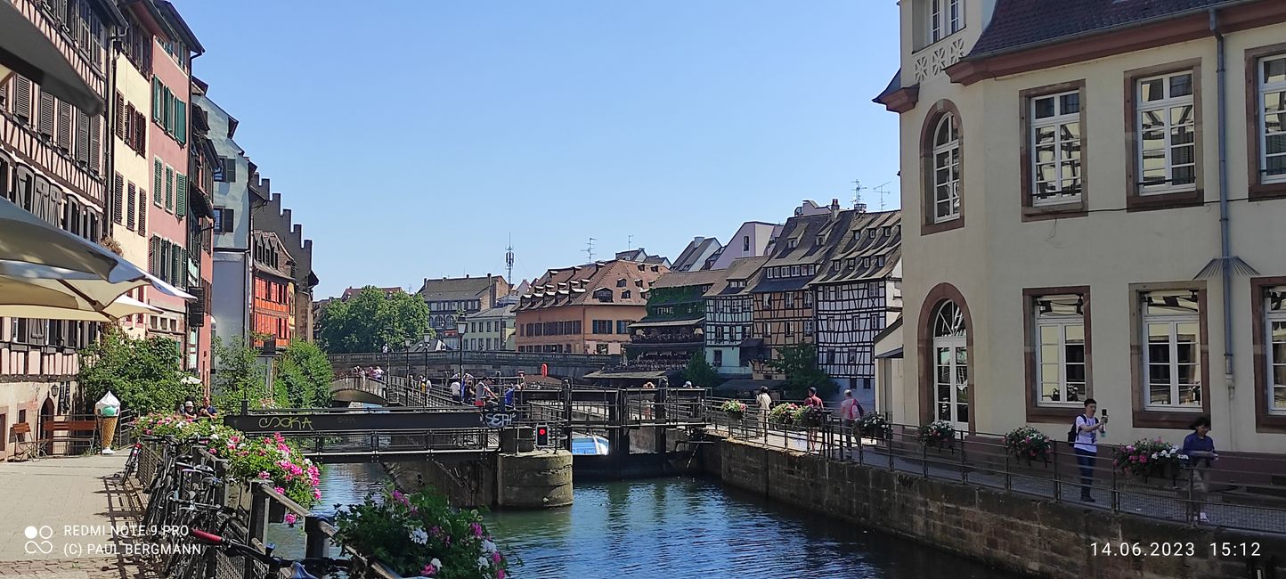 Installation of Torzähler ETSV Offenburg and visit to Strasbourg (France)
