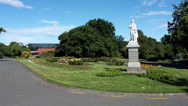 Statue in Christchurch