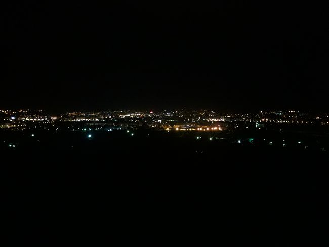 die Stadt bei Nacht