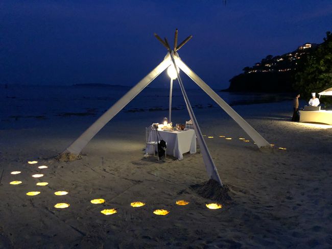 Romantic with candles...