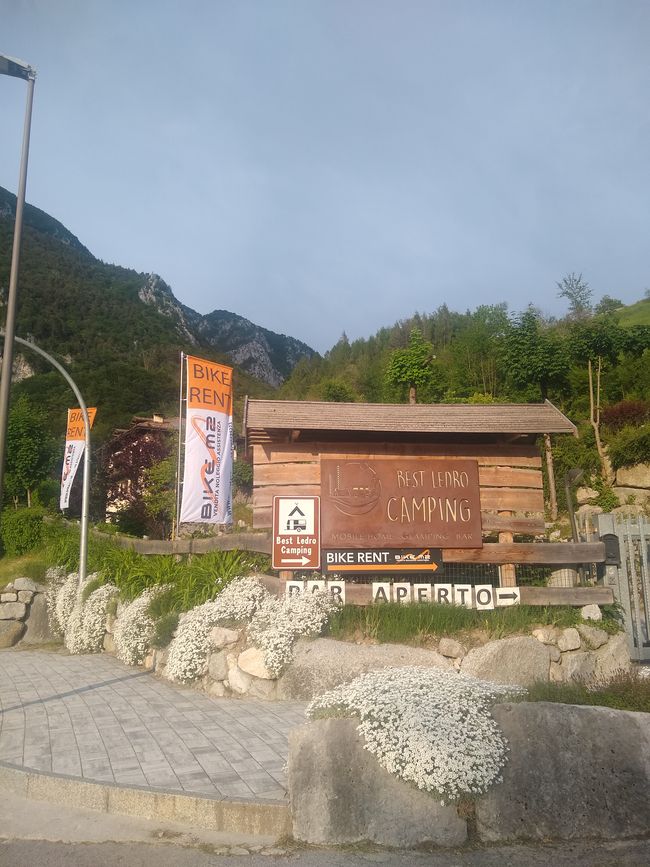 ... erster Stopp in Italien ...