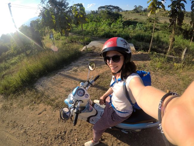 Moped-Ausflug in Pai