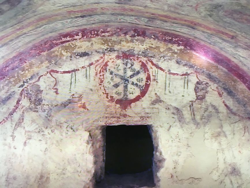 Antike christliche Gräber aus dem 3. Jahrhundert.
