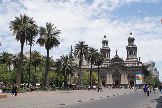 Plaza de Armas in Santiago