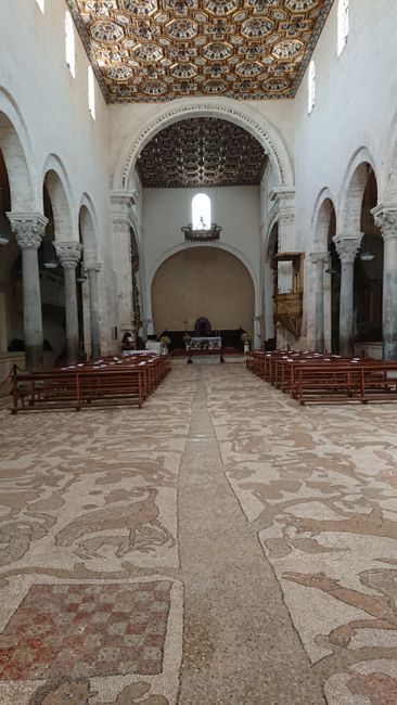 huge mosaic floor