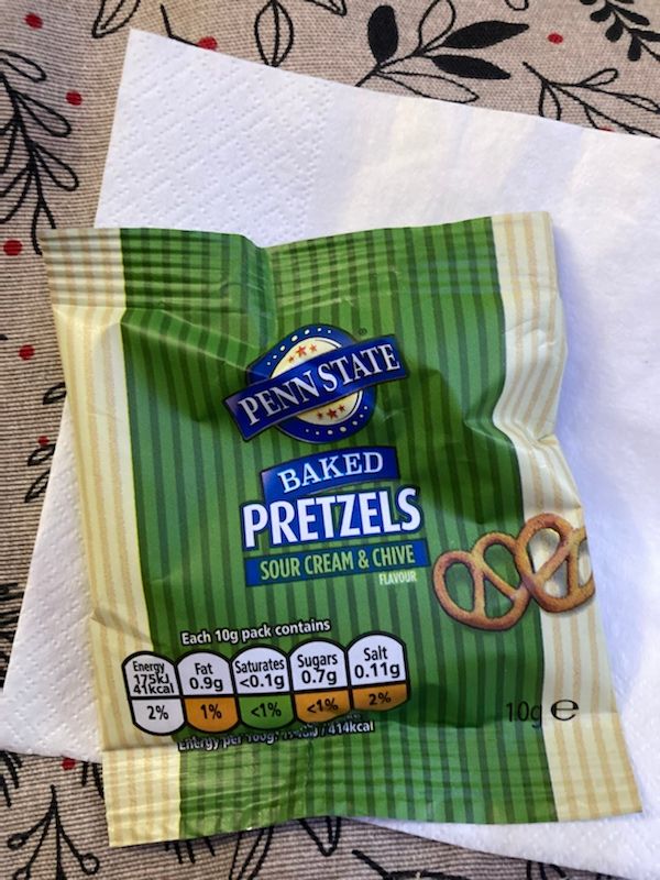 Even the pretzels are with vinegar🤮