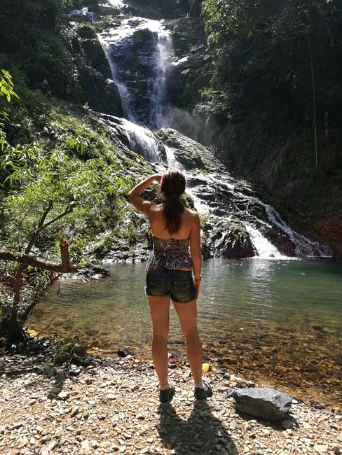 Wasserfall im Dschungel 