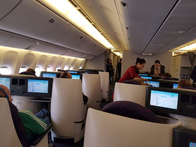 Large business class for PEK to FRA