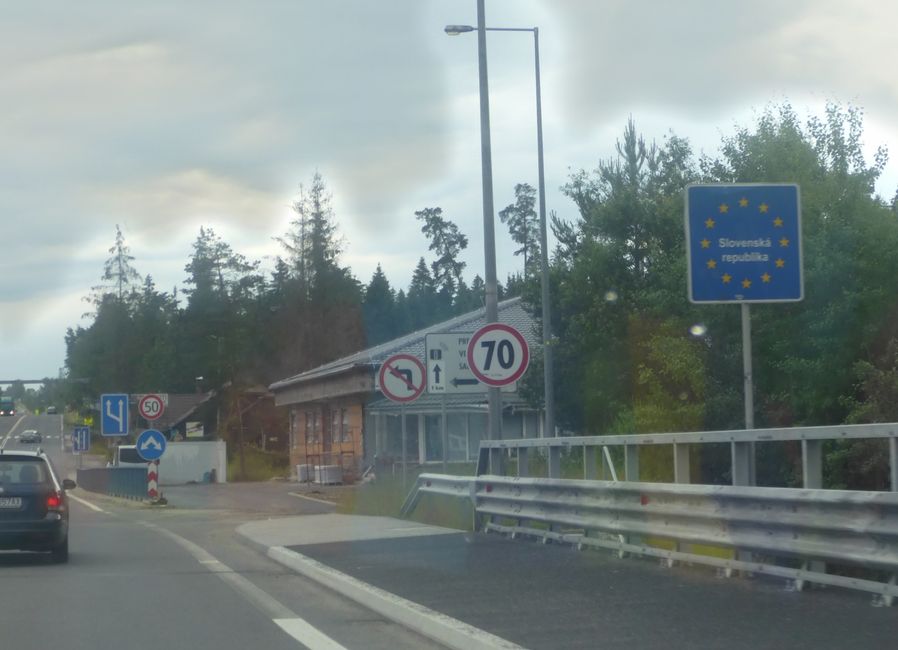Ohne Stop über die Grenze in die Slowakei 