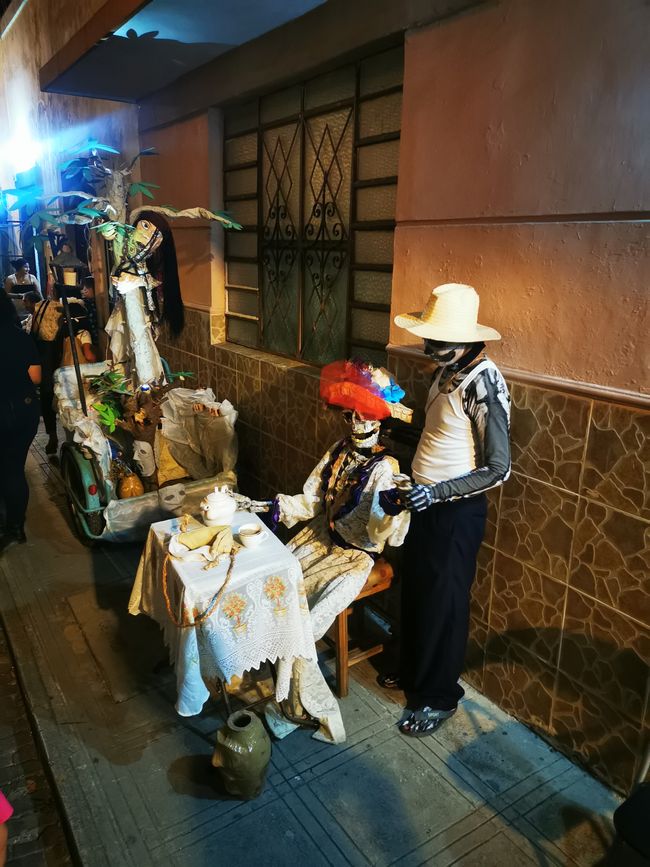 Costumed Mexicans