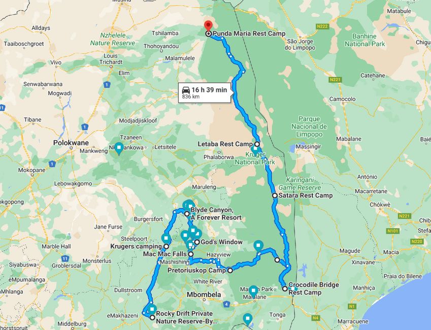 Panorama Route & Kruger National Park