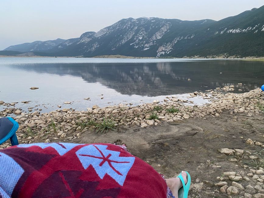 Parque Natural Blindinje - una noche junto al lago