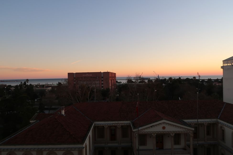 Blick vom Hotel in Samsun am Morgen