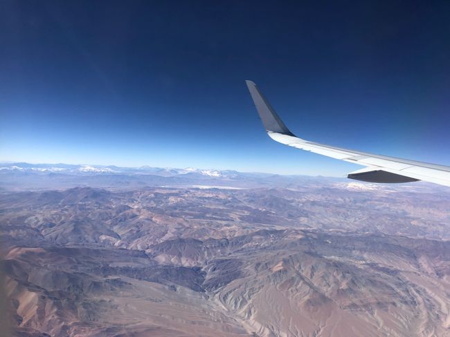 28. April: Flug von La Paz über Santiago de Chile nach Puerto Montt