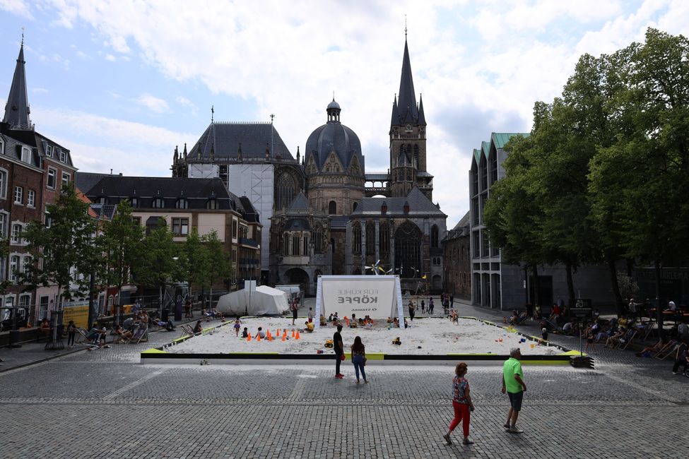 Archimedean sandbox in Aachen