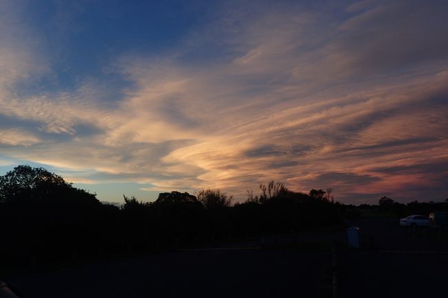 Sonnenuntergang Christchurch