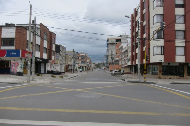 Ghost town or bustling metropolis? Bogota!