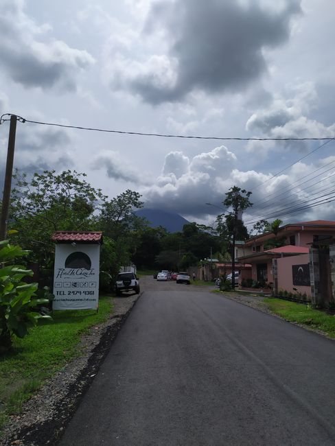 La Fortuna with view of the Arenal Volcano