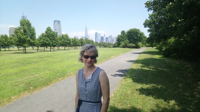 Liberty State Park with New York Skyline