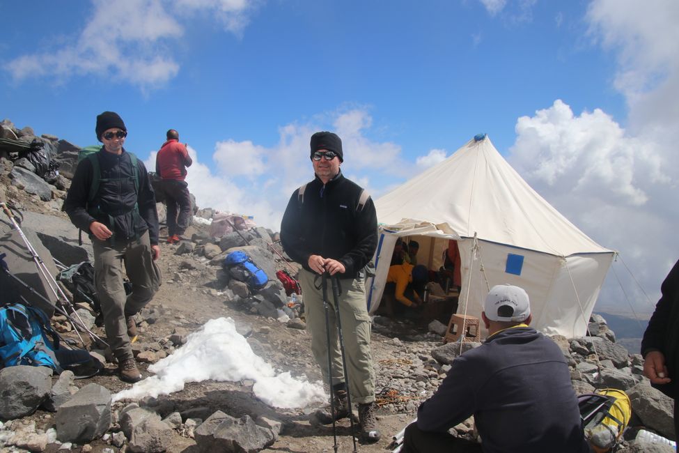 Day 12 - September 15, 2023 Ararat climb from Camp 1 to Camp 2