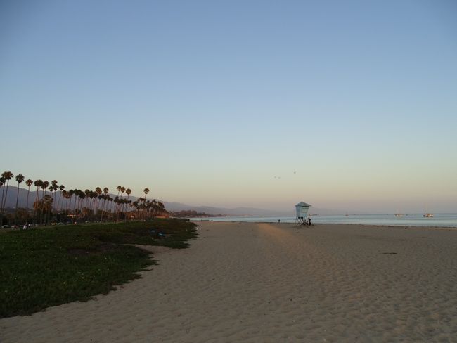 The beach in Santa Barbara was simply fantastic.