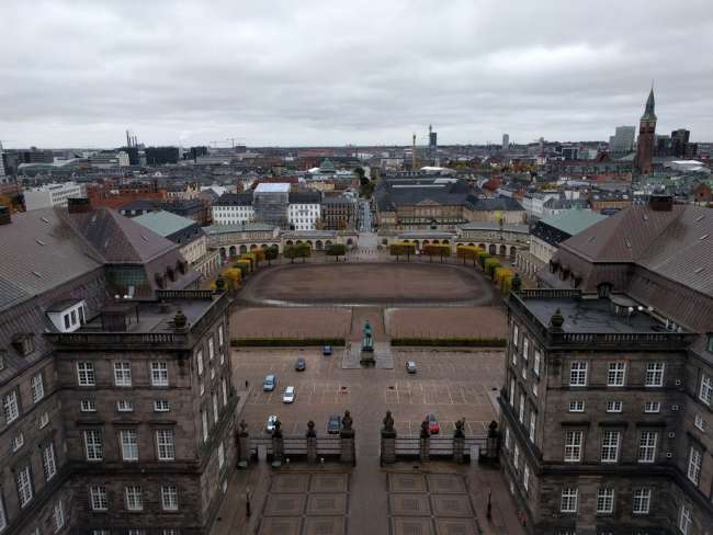 Aussicht vom Christiansborg-Turm