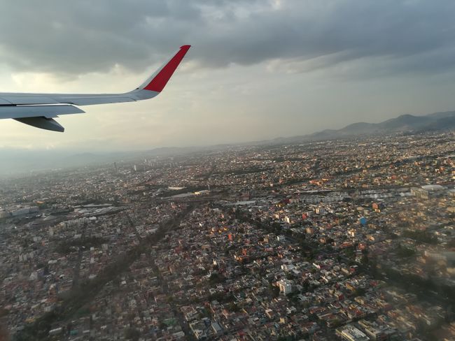 Mexiko-Stadt von oben