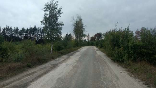 Country road before Schytomyr