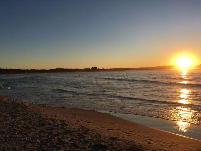 Sunset in Byron Bay 