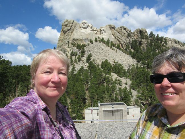 Mt. Rushmore and Crazy Horse