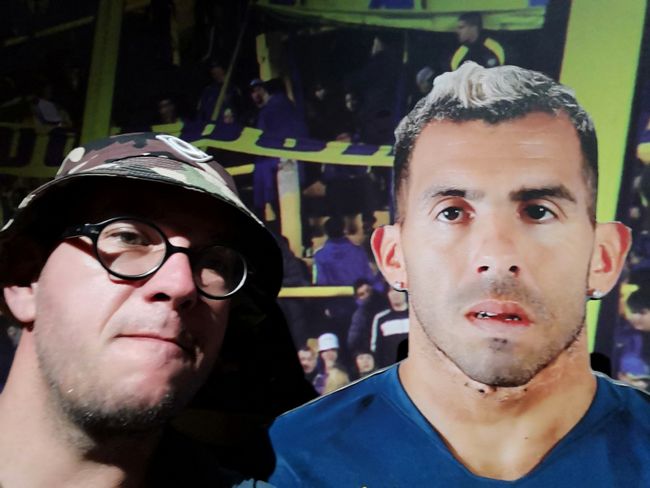 Carlos Tevez a guy you can touch 