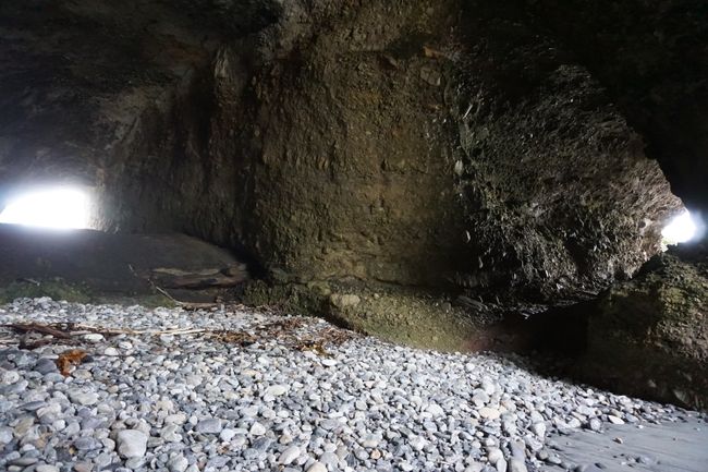 Inside Maori Sea Cave