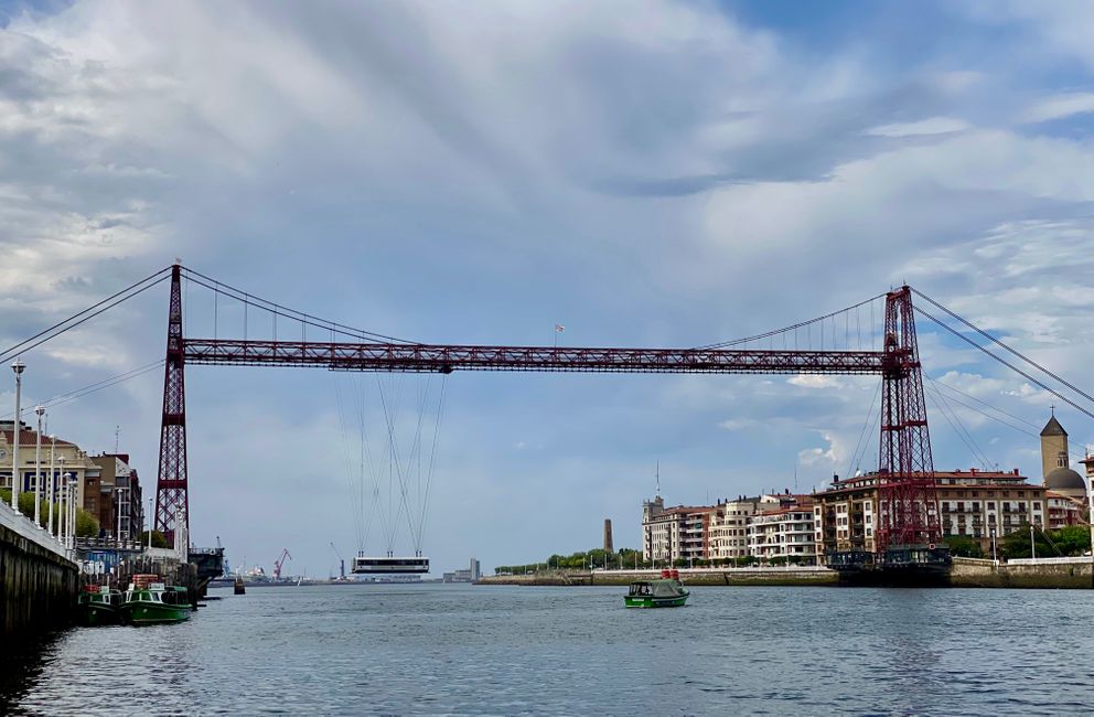 Puente de Vizcaya mit ältester Schwebefähre UNESCO 😜