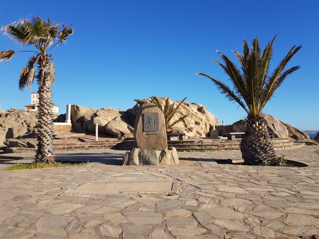 Monument for the founder of Lüderitz