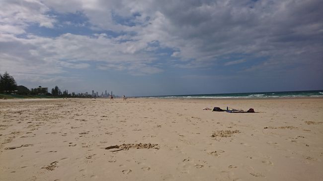 Der Strand der Gold Coast 