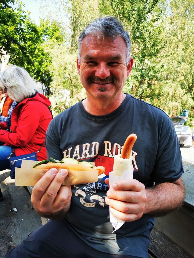 Hot dog in Aarhus 