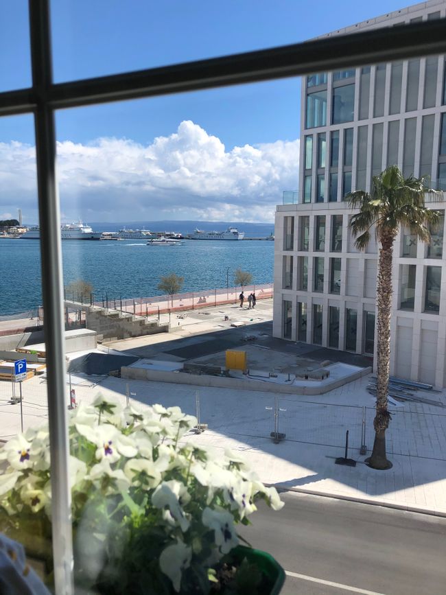 Ausblick aus Apartment in Split