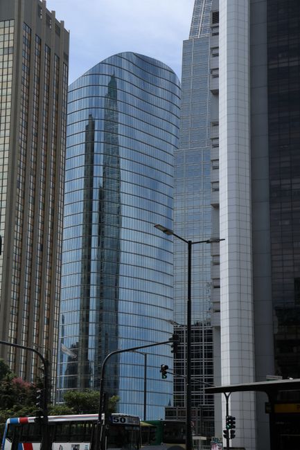 Skyscrapers in the Puerto Madero district on the shores of the Rio de la Plata