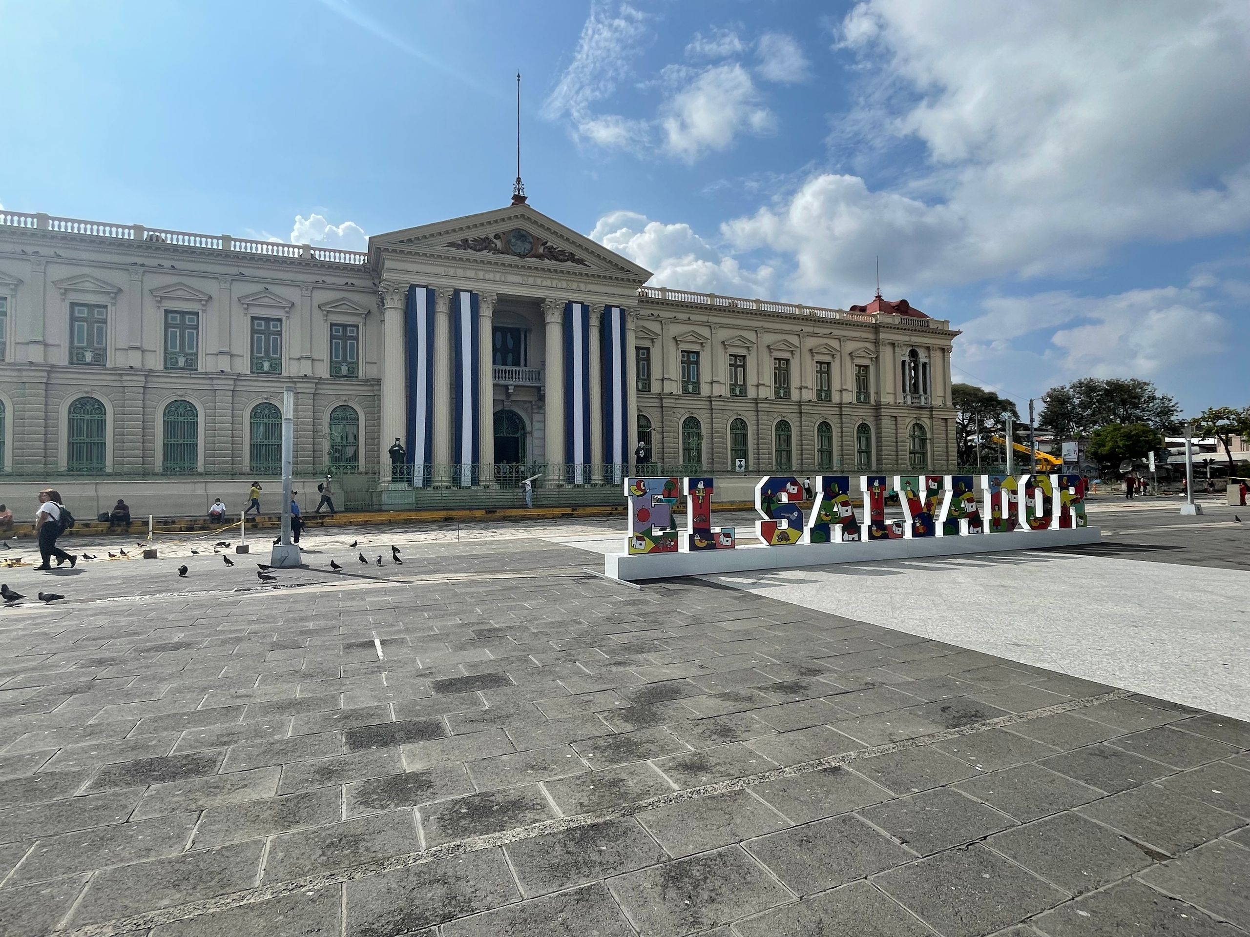 Central square in San Salvador
