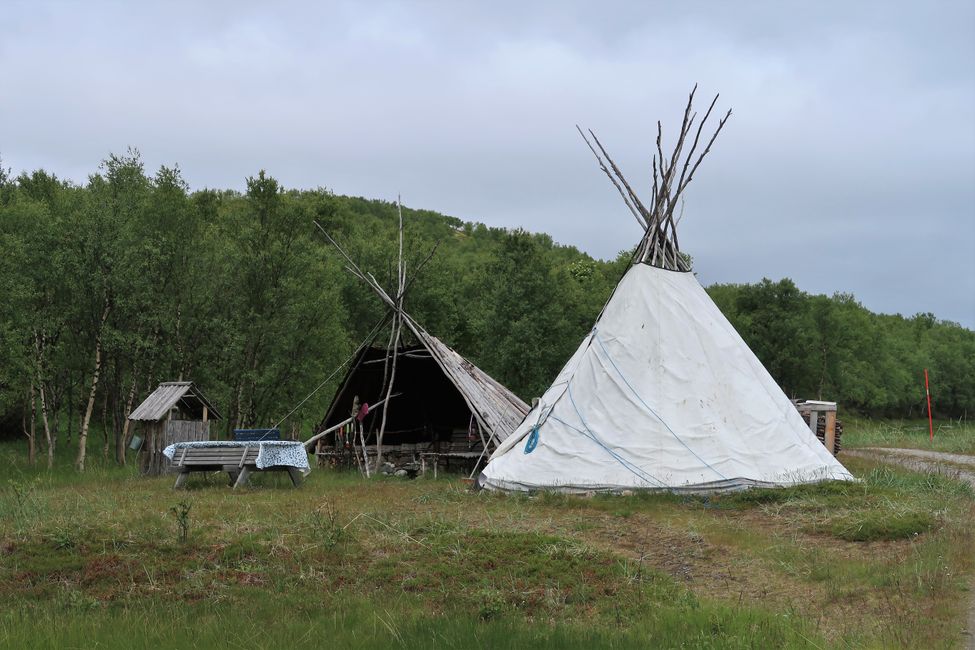 The Sami tents.