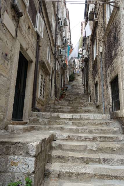 Staircase alleys in Dubrovnik