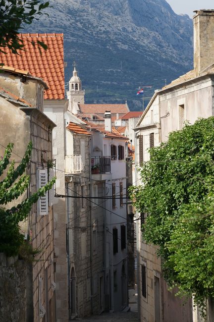 View from Peljesac to Korcula