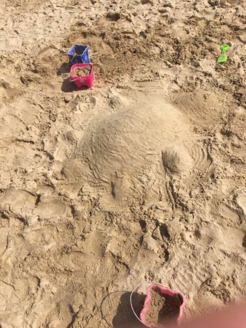 My best work in the sand