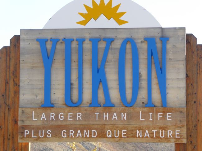 Über den Top of the World Highway in den Yukon