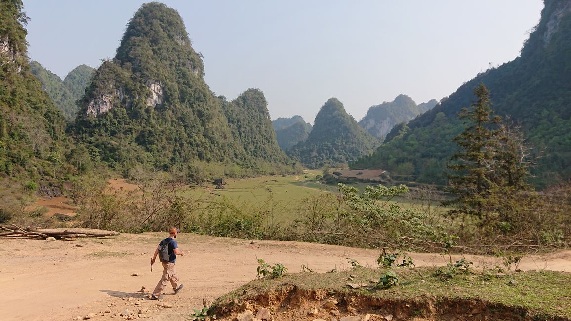 Nord-Vietnam, Nui Mat Than Wanderung 