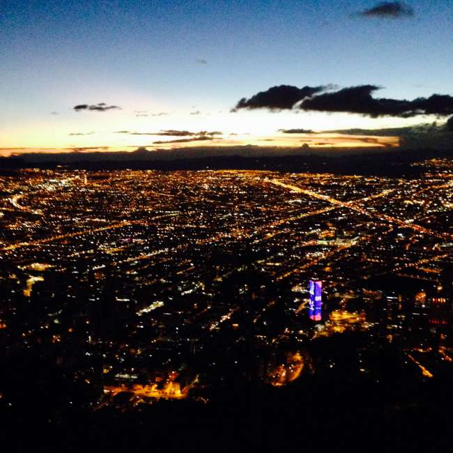 Bogotá from above