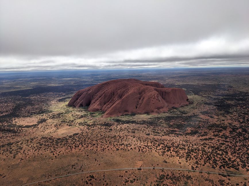 Uluru von oben