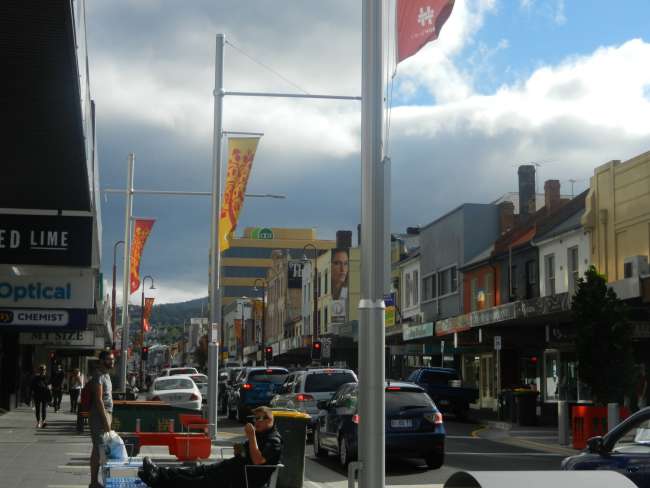 Hobart city center