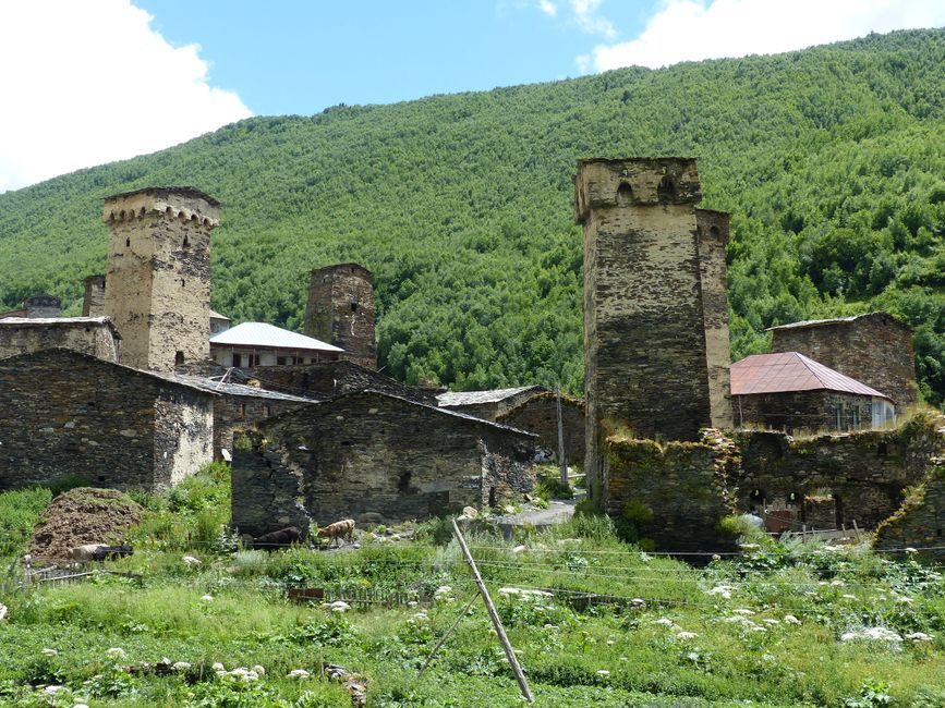 Bergdorf Ushguli in Georgia